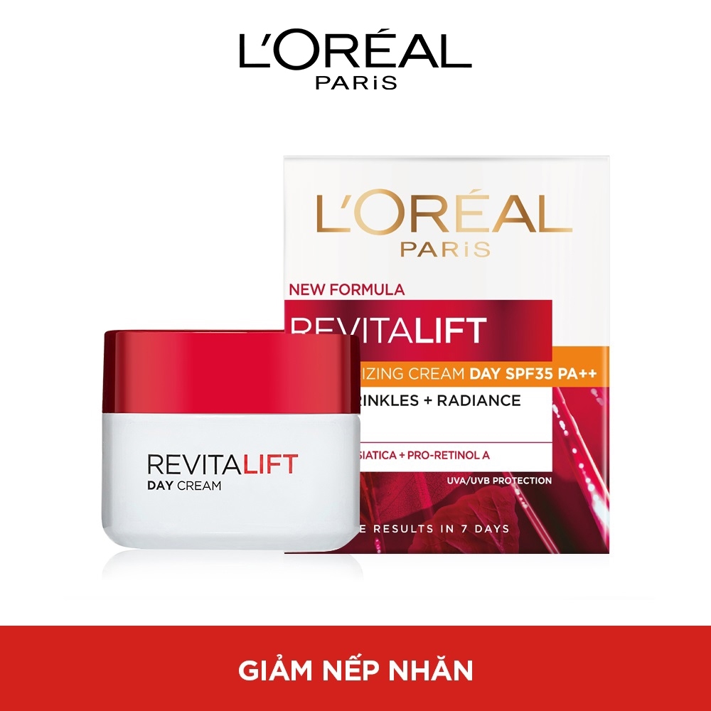 Kem Dưỡng Ngày Chống Nhăn Săn Chắc Da L’Oreal Revitalift SPF35 PA++  50ml