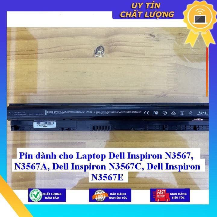 Pin dùng cho Laptop Dell Inspiron N3567  N3567A  Dell Inspiron N3567C Dell Inspiron N3567E - Hàng Nhập Khẩu  MIBAT748