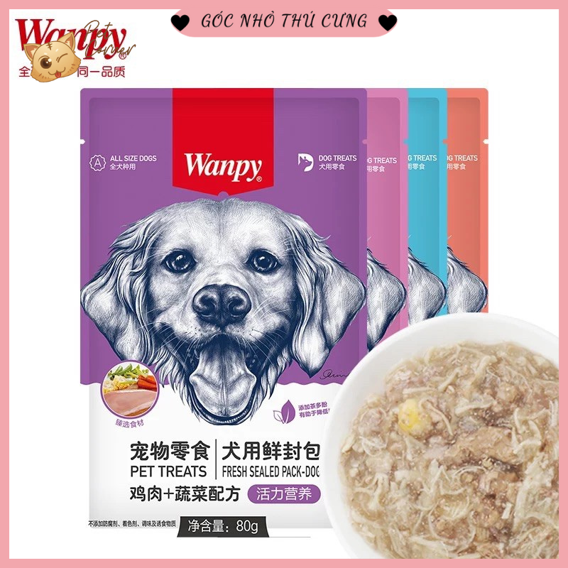 Pate Wanpy 80gr cho chó