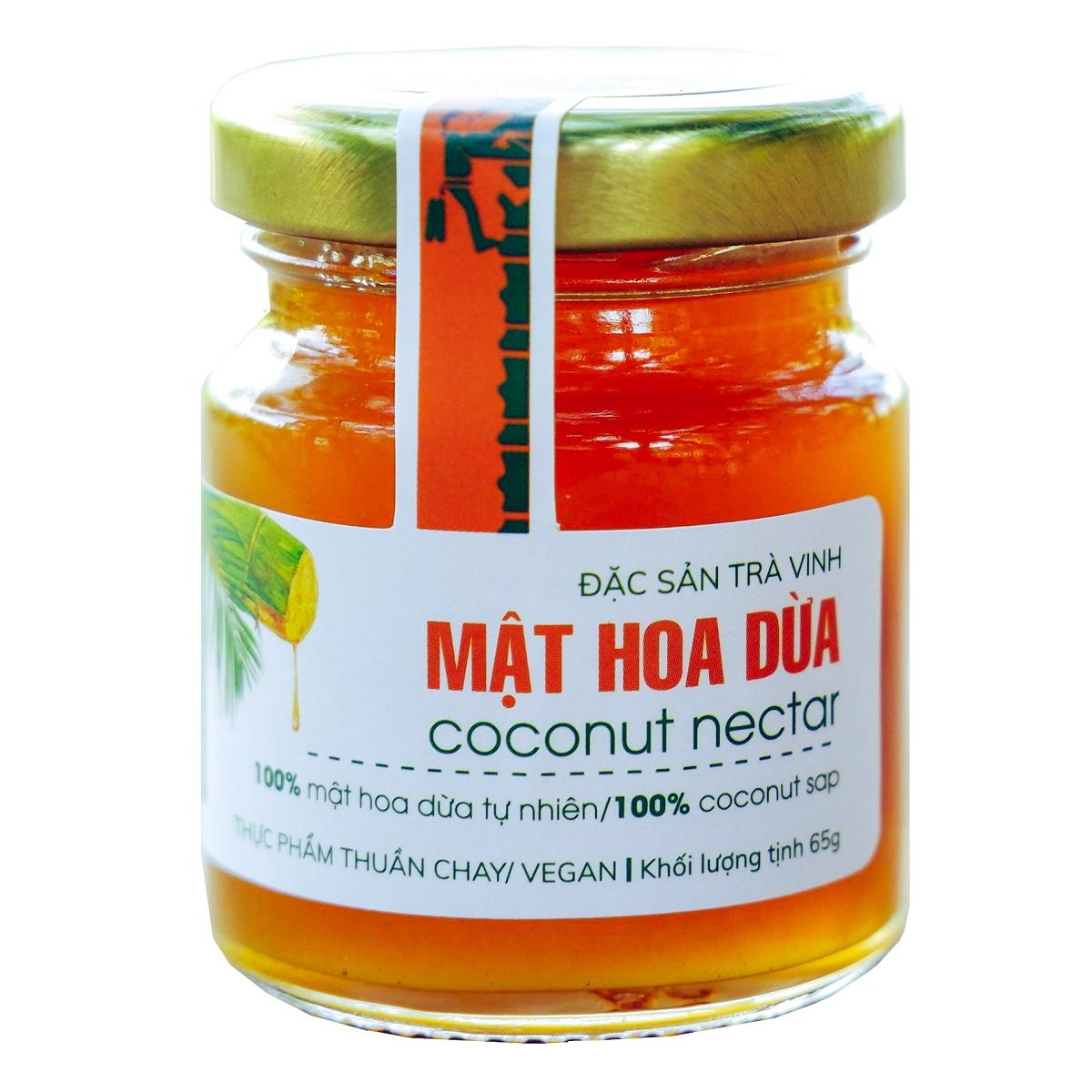 MẬT HOA DỪA - MEKONG HOME - 65 gram - 100% MẬT HOA DỪA NGUYÊN CHẤT