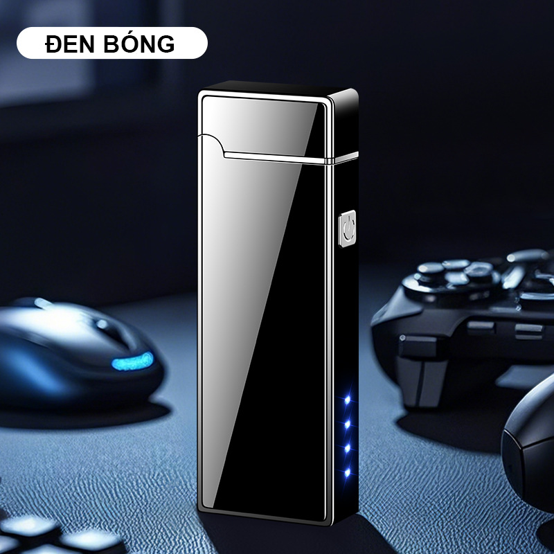 Bật Lửa Điện Tia Plasmas JL338 Bóng Trơn Dài Fullbox - Sạc Điện