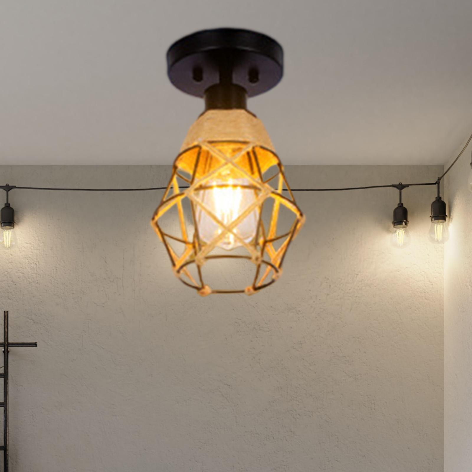 Industrial Pendant Lights Hanging E26 Pendant Light for Loft Bedroom