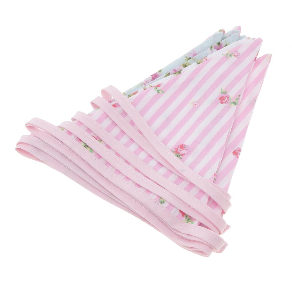 Fabric Bunting Banner Pennant Garland Wedding Festival Hanging Decor Style 1