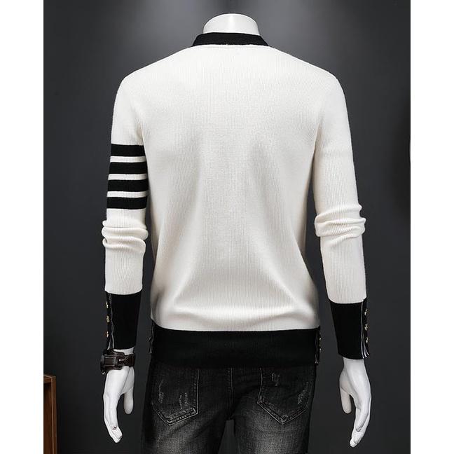 áo len, áo dài tay nam trẻ trung cá tính và năng động, chất vải dày dặn thoáng mát, chất vải chống nhăn - N36