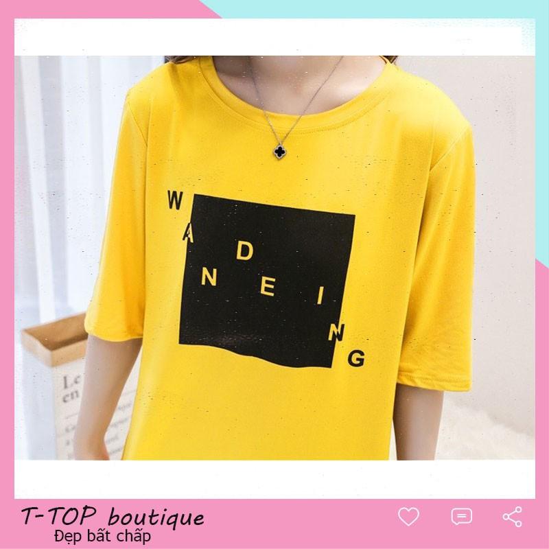 Đầm dáng suông thun dáng dài trẻ trung