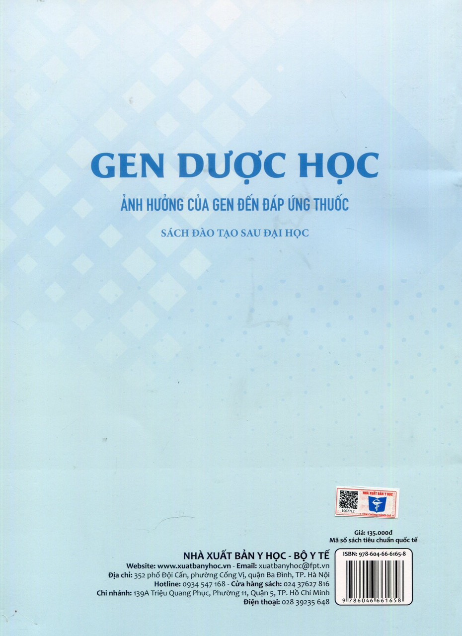 Gen Dược Học - Ảnh Hưởng Của Gen Đến Đáp Ứng Thuốc