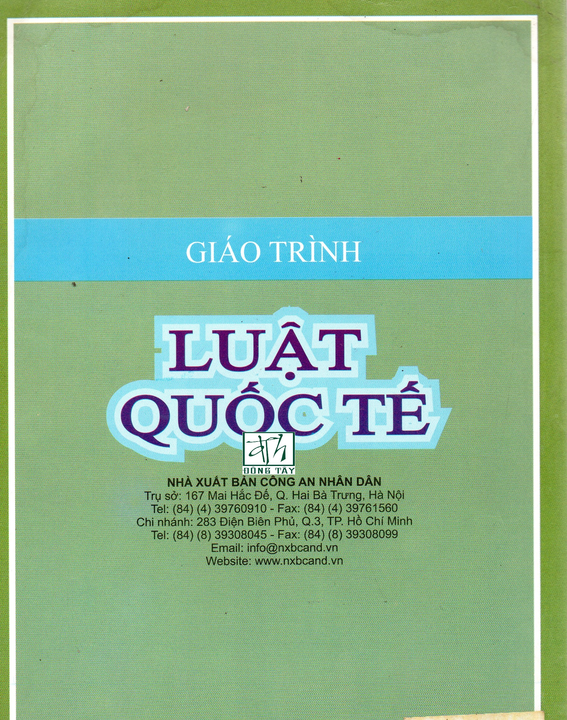 Giáo trình luật quốc tế - Đại Học Huế