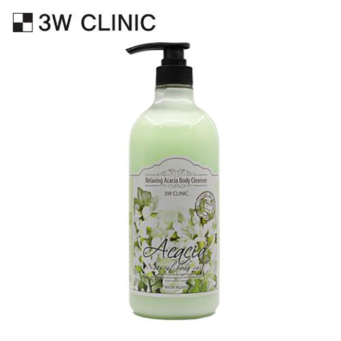 Sữa tắm tinh chất hương tràm 3W CLINIC RELAXING BODY CLEANSER ACACIA