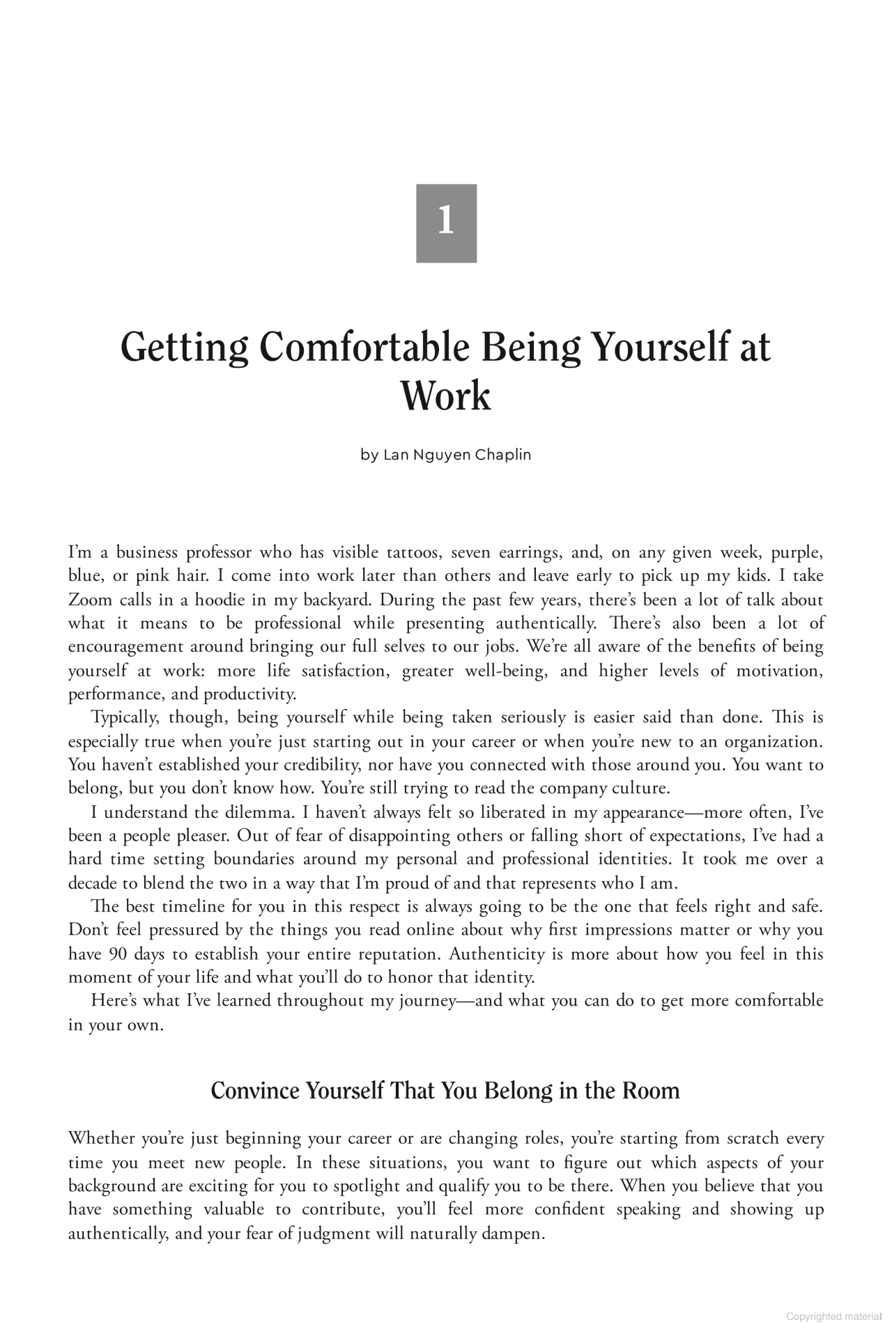 Sách ngoại văn: Authenticity, Identity, And Being Yourself At Work (HBR Work Smart Series)
