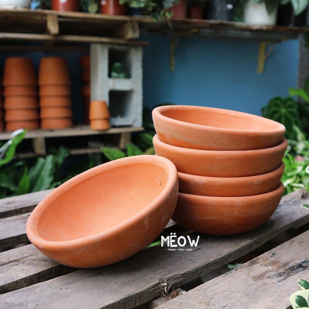 COMBO 5 chậu đất nung Chảo lớn 17x6cm
