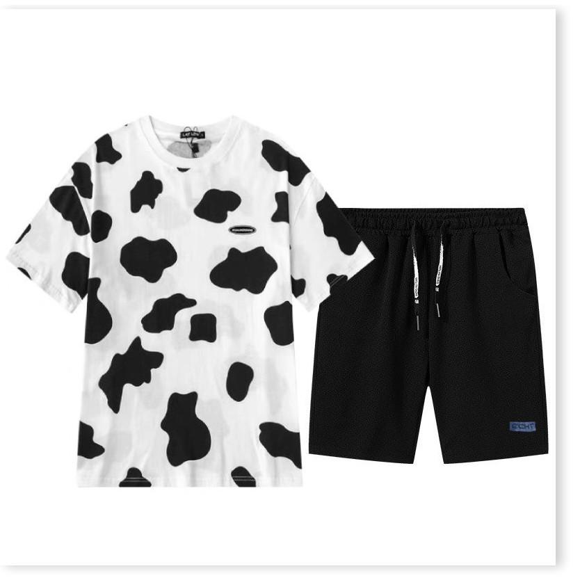 SET BỘ ĐỒ THUN COTTON HOA TIẾT MƠI LẠ CỰC ĐẸP , PHONG CÁCH , MÙA HÈ 2021 VINA 1HITSTORE