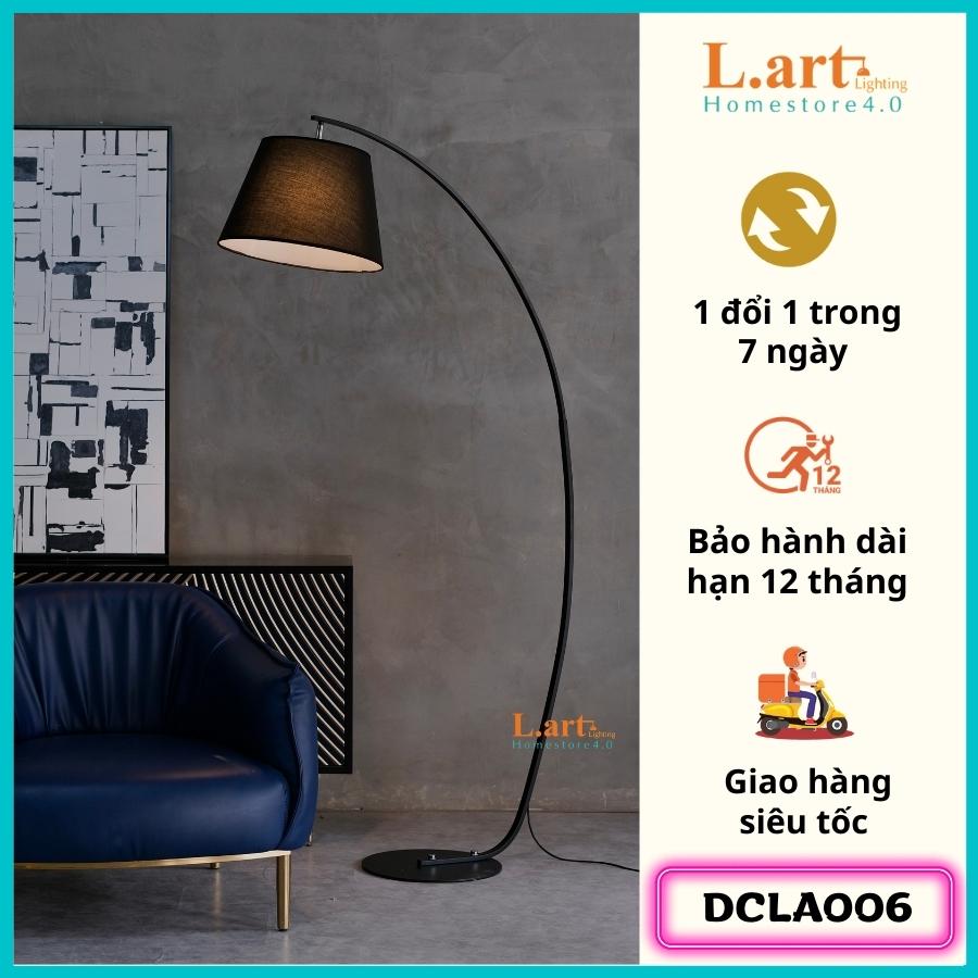 Đèn cây đứng phòng khách đèn làm việc dáng cong phong cách Minimalism DCLA006