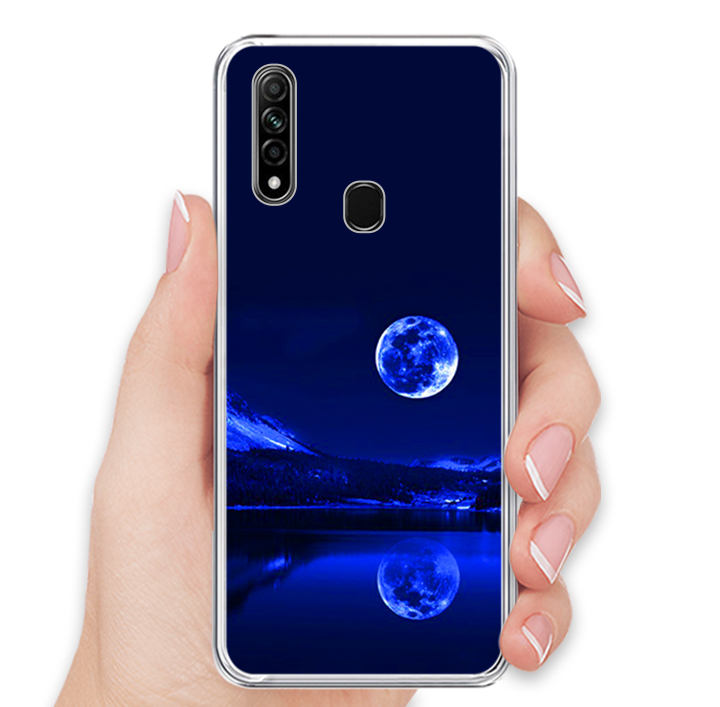 Ốp Lưng Dẻo Cho Điện Thoại Oppo A31 / A8 - 01282 0269 MOON02 - Hàng Chính Hãng