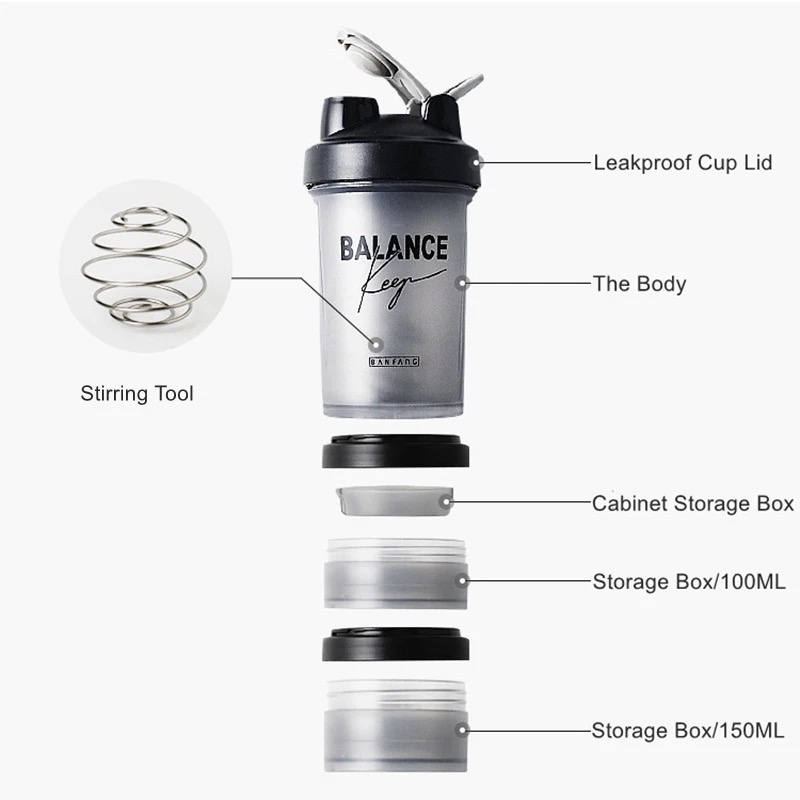 Bình Lắc Tập Gym Shaker - Cao Cấp