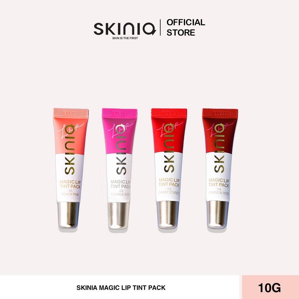 [MUA 1 TẶNG 1] Son Xăm siêu lì 10 giờ Skinia Magic Lip Tint 10g - 01 &amp; 01