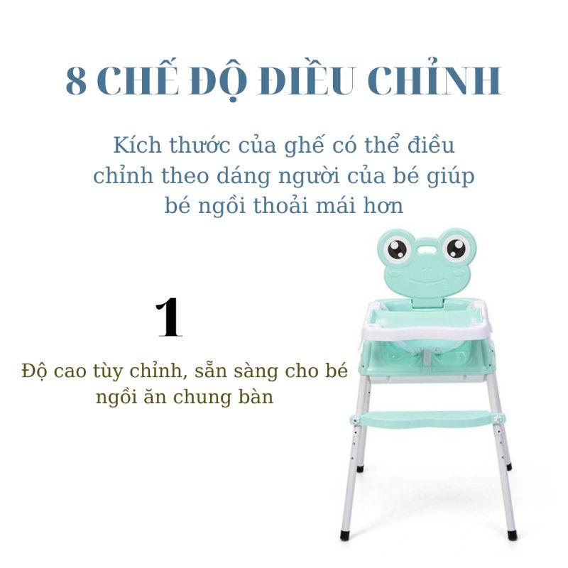 Ghế Ăn Dặm Cho Bé Babo Tùy Chỉnh Độ Cao, Giá Rẻ