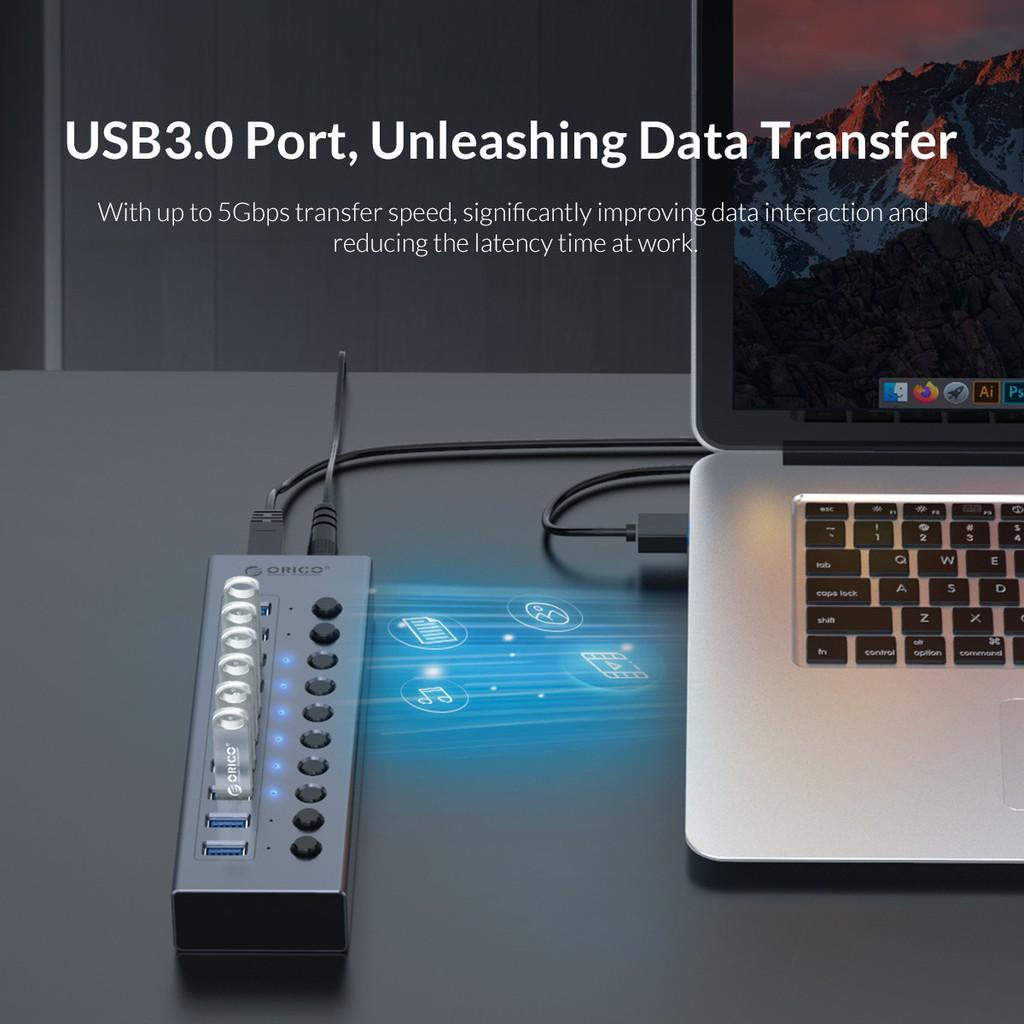 Bộ chia 13 cổng USB 3.0 Orico BT2U3-13AB