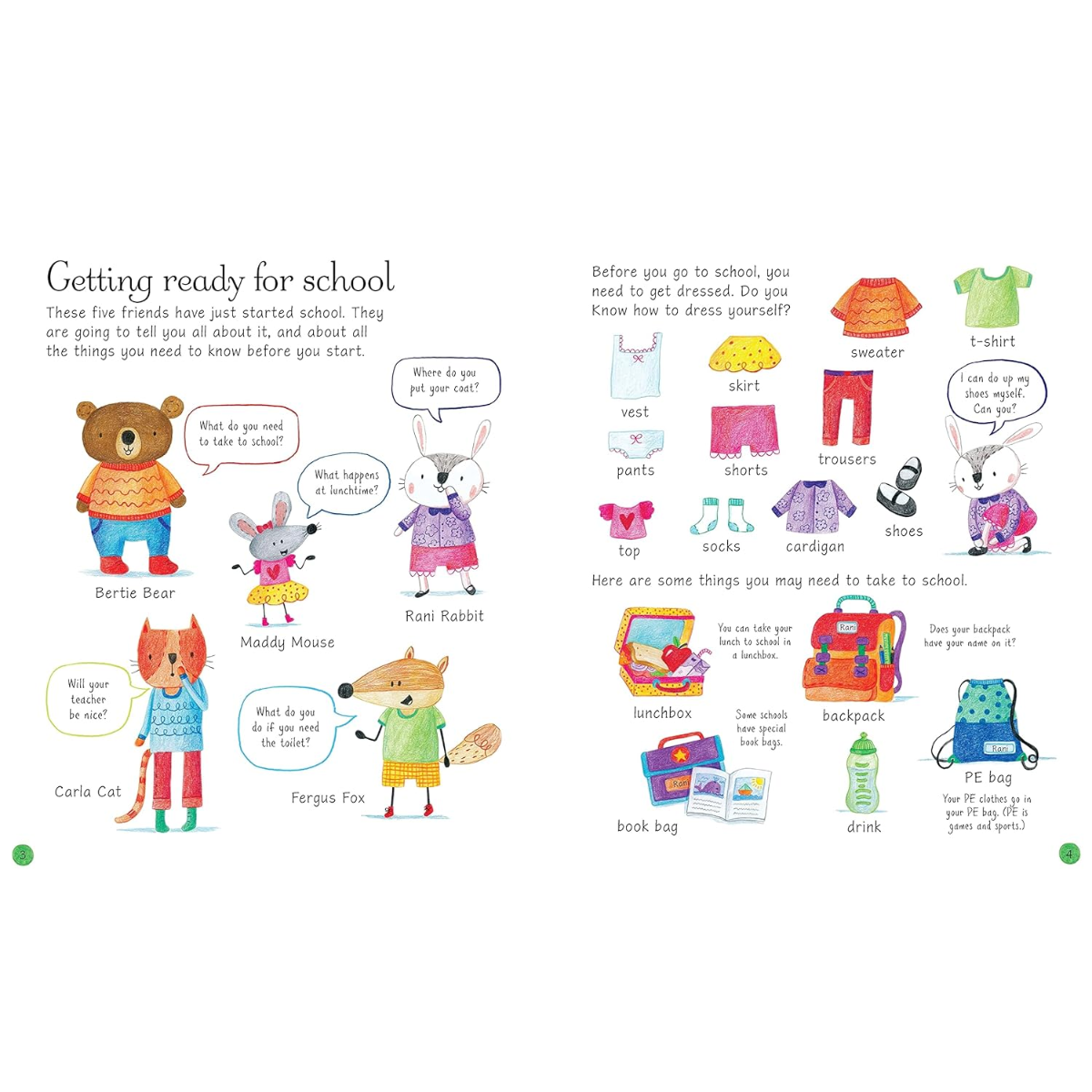 Sách tiếng Anh - Usborne All You Need To Know Before You Start School