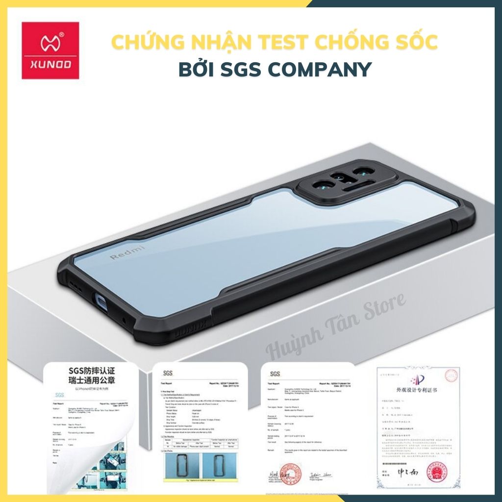 Ốp lưng chống sốc XUNDD cho redmi note 10 pro 4g bảo vệ camera - hàng nhập khẩu