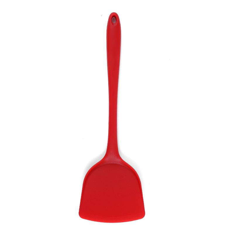 Đỏ Thìa Silicone Dụng Cụ Nấu Ăn Nhà Bếp Tiếp Liệu Thìa Đũa