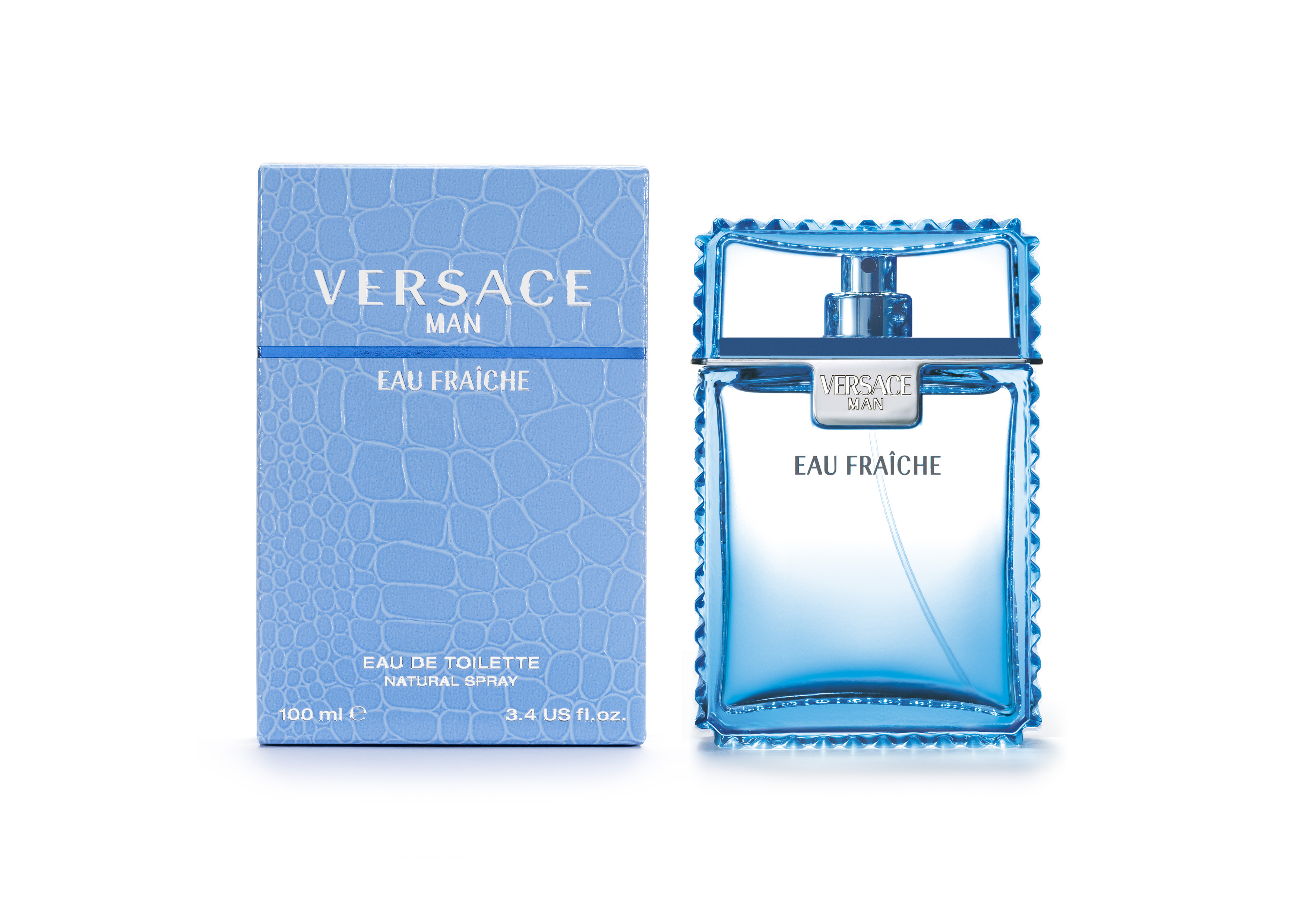 Nước hoa nam Versace Man Eau Fraiche EDT 100ml nổi bật hương quả Khế và Gỗ Sung Dâu - Hàng Italia nhập chính hãng full box nguyên seal