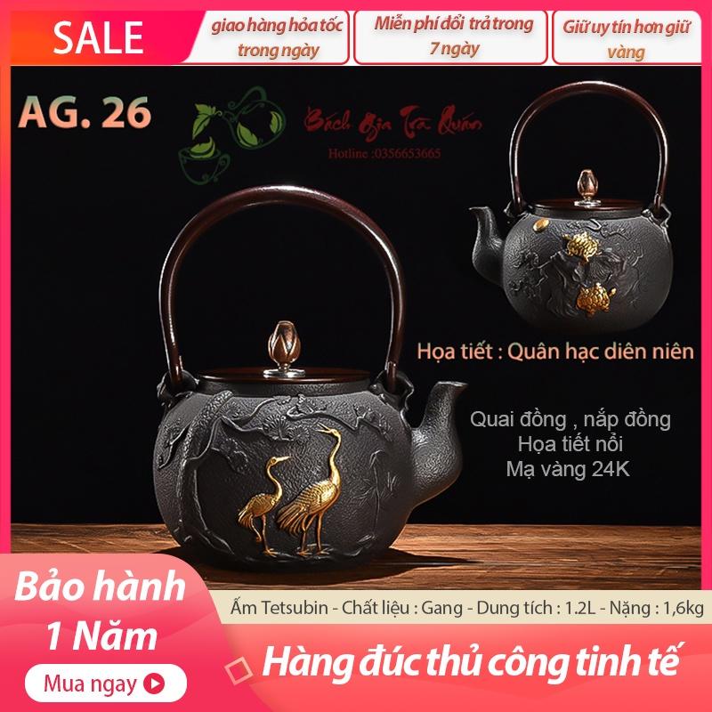 Các Mẫu Ấm Gang Tetsubin Nhật - Hàng Đúc Thủ Công Cao Cấp