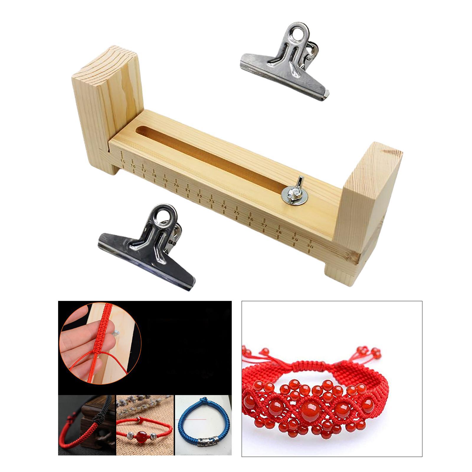 Paracord Jig Bracelet Maker, Adjustable Length, Wristband Maker Paracord Braiding Weaving DIY Crafts Kit