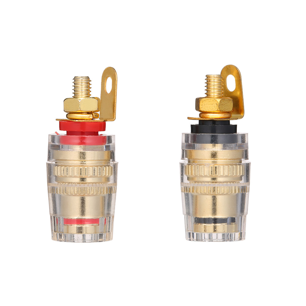 Đầu Nối Loa Bộ Khuếch Đại Đầu Cắm Chuối 4mm Màu Đen & Đỏ - Nhiều Màu