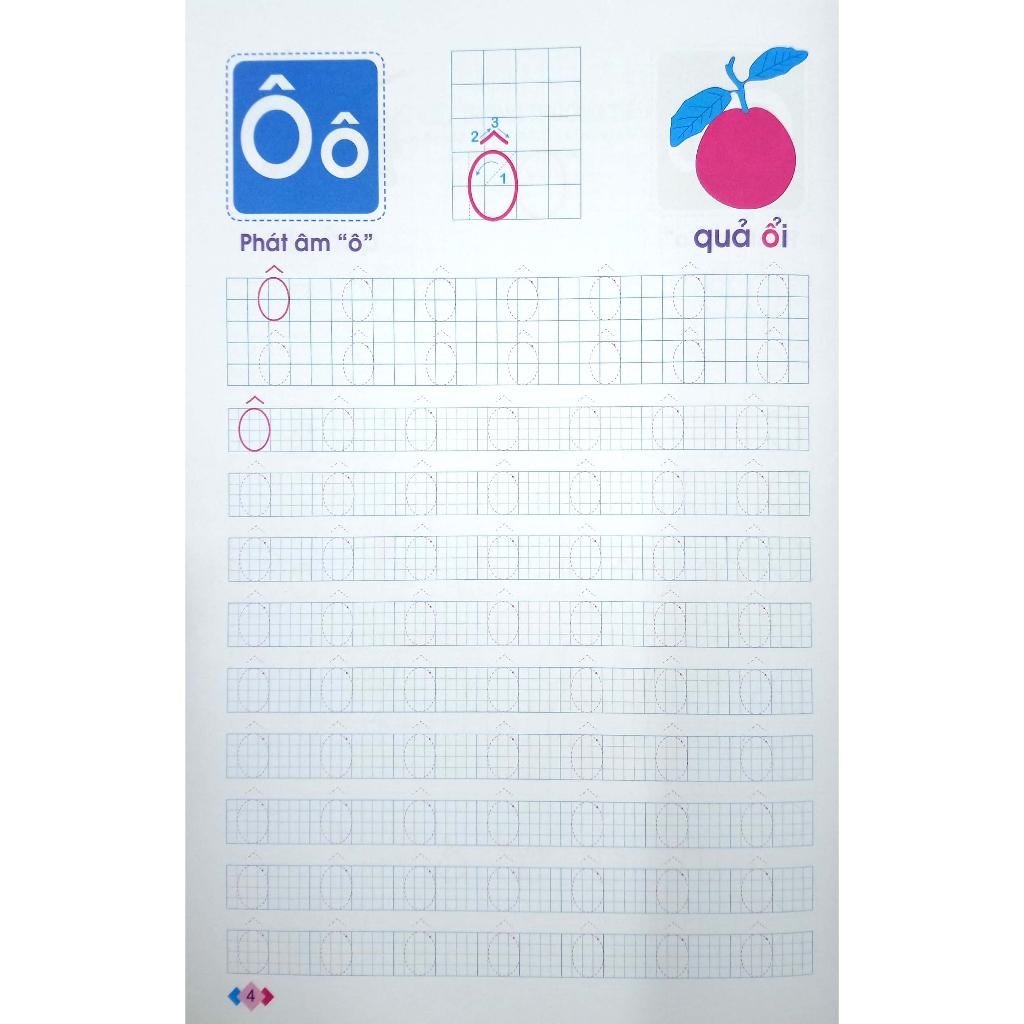 Bé Tập Tô Chữ Cái ( 4 - 5 T) - Bản Quyền