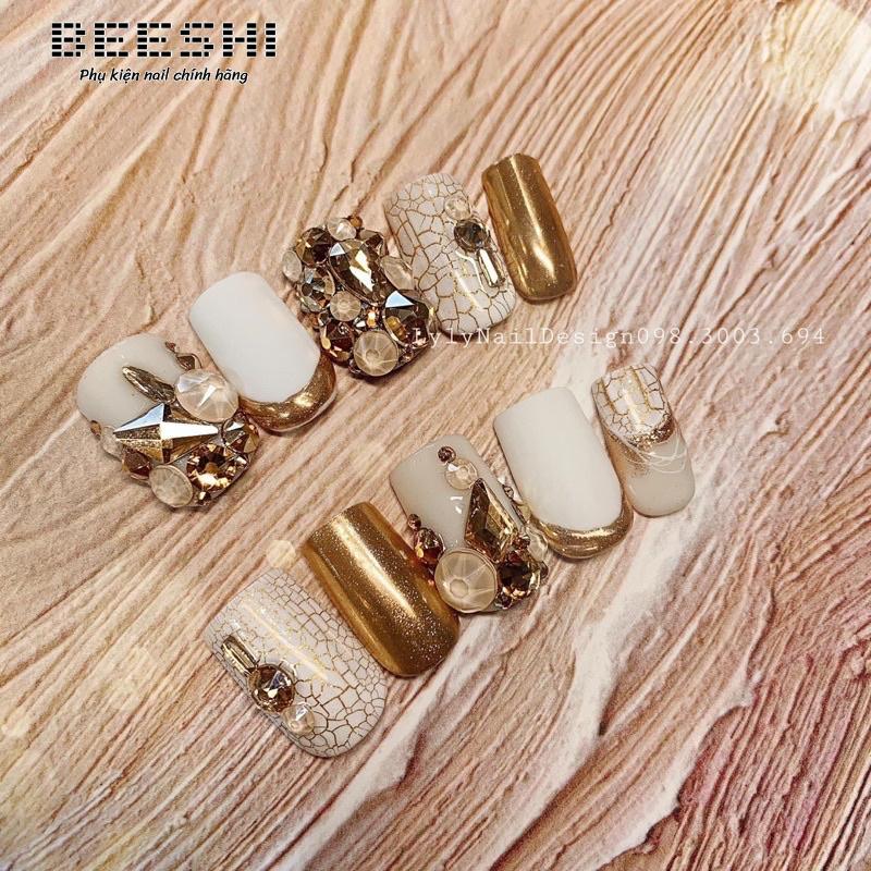 Sơn gel nứt đen trắng beeshi shop nail