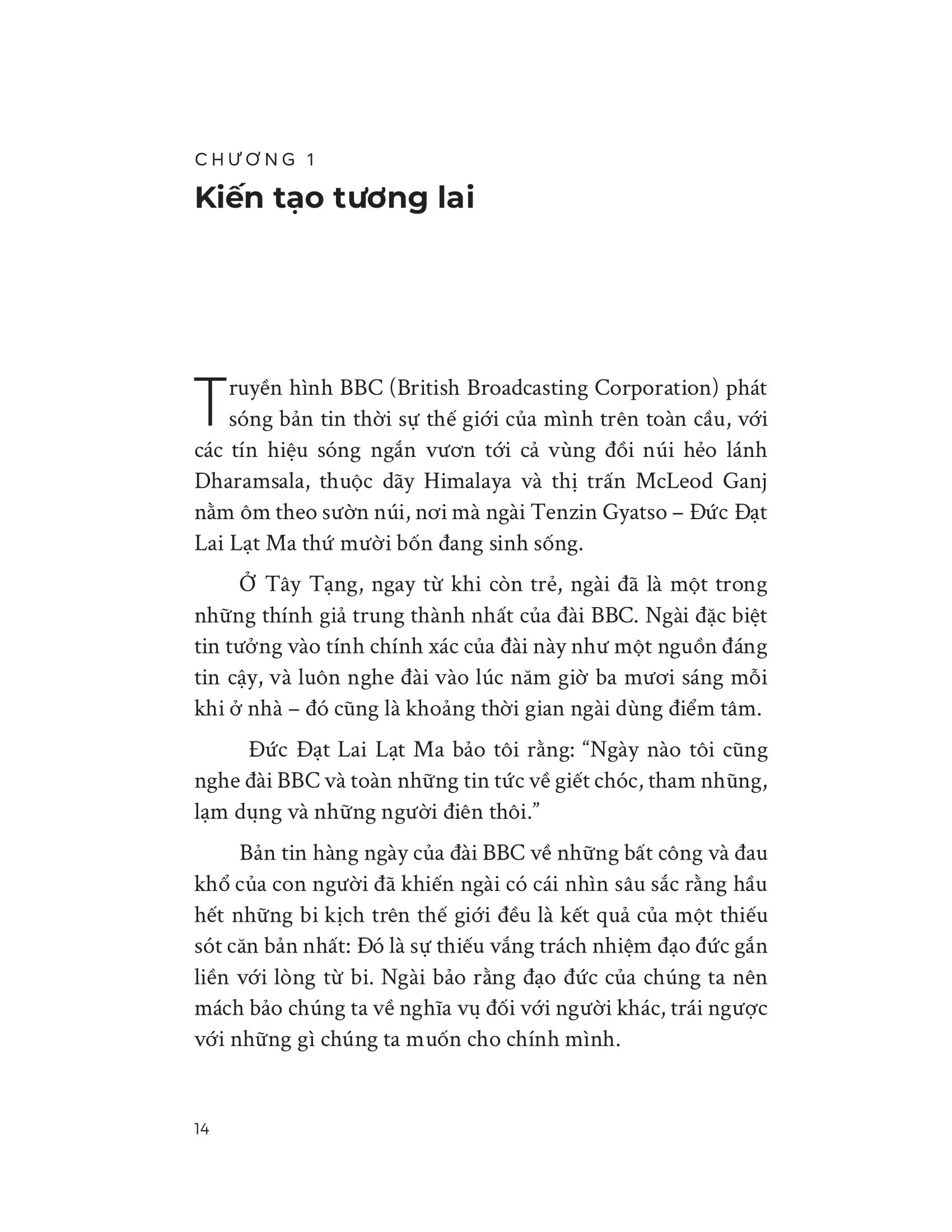 Sách - Tầm Nhìn Của Đức Đạt Lai Lạt Ma Về Thế Giới