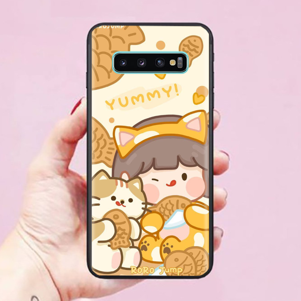 Ốp lưng dành cho điện thoại Samsung Galaxy S10 Plus Hình Baby Happy