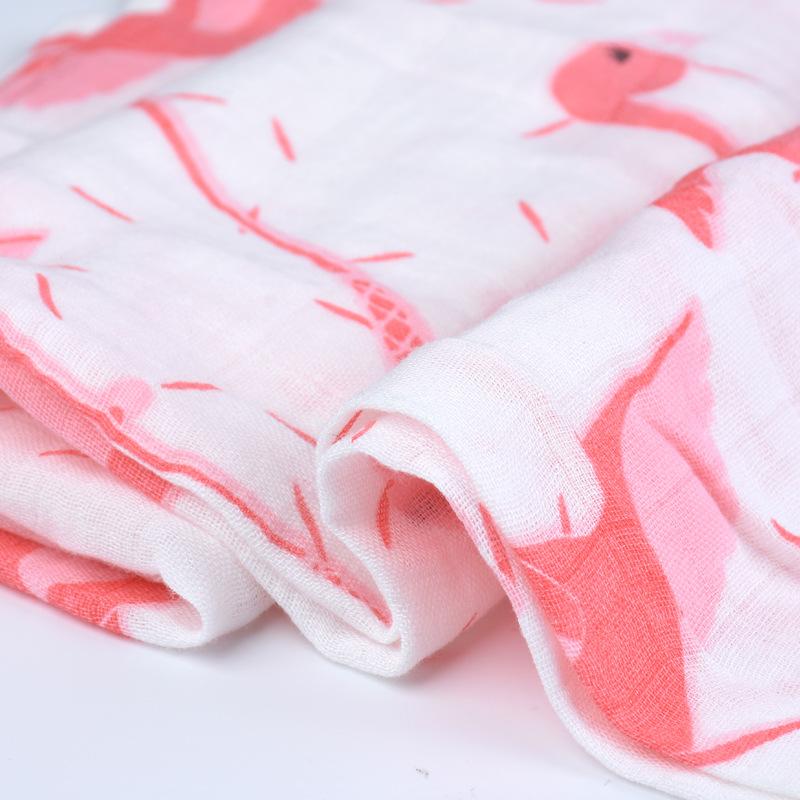 Muslin Cotton Khăn Mỏng Hoạt Hình In Hình Trẻ Em Tắm Bé Khăn Gạc Chăn. Bé Đầm Bọc