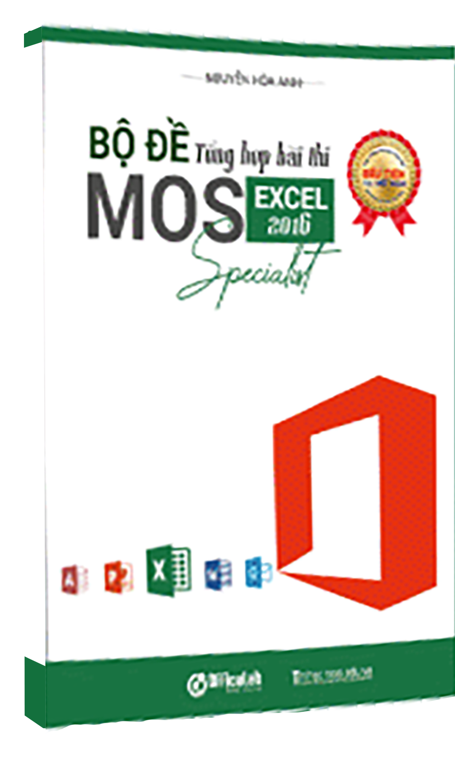 Sách - Combo &quot;Làm Chủ Bài Thi MOS Excel 2016 Specialist&quot;, Ứng dụng tin học văn phòng cơ bản - tinhocmos