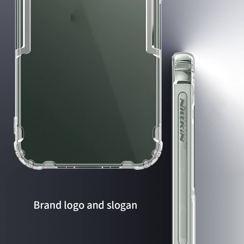 Ốp lưng silicon dẻo trong suốt cho iPhone 13 hiệu Nillkin mỏng 0.6mm - hàng nhập khẩu