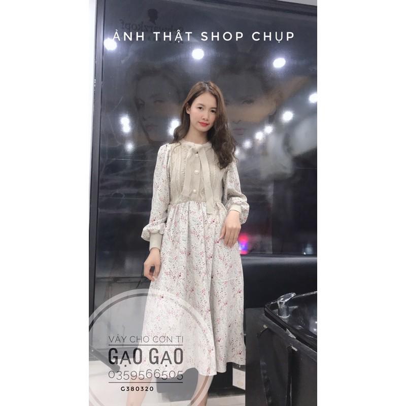 Váy cho con bú 3 màu đỏ, be, đen