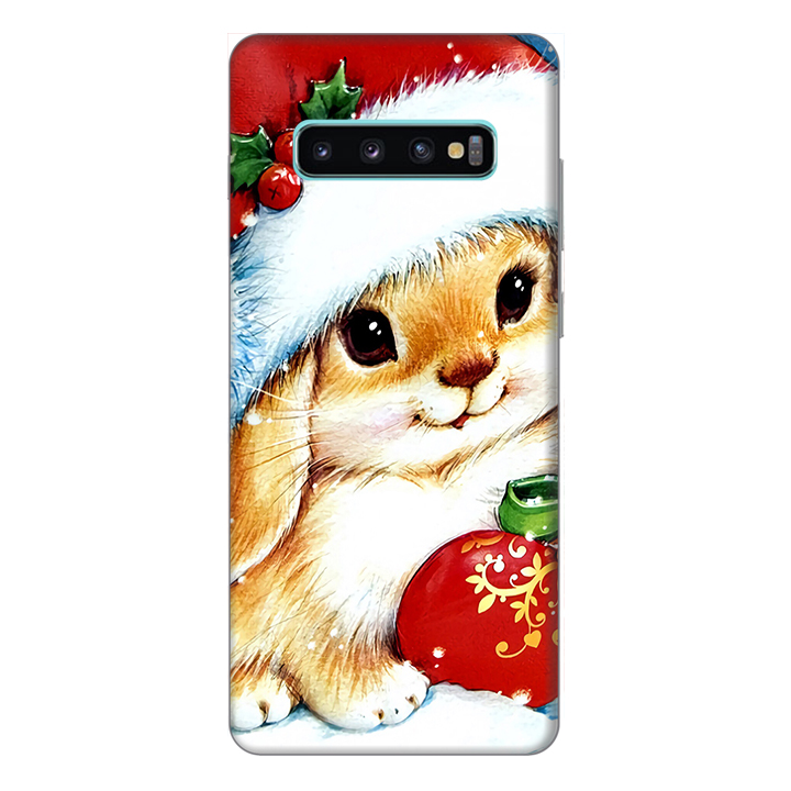 Ốp lưng điện thoại Samsung S10 Plus hình Mèo Xuân