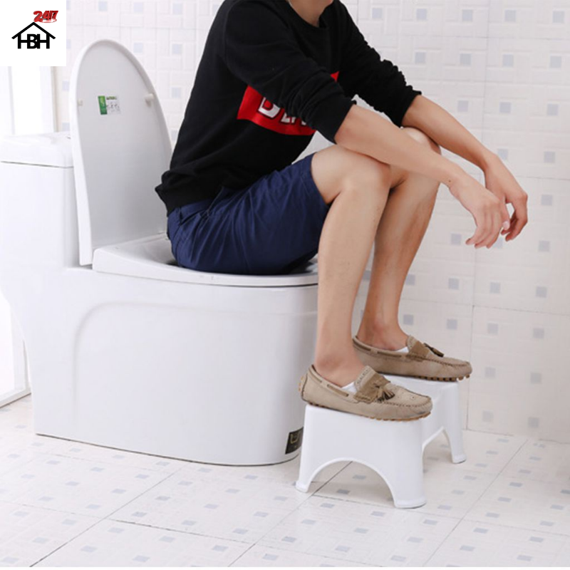 Ghế Nhựa Kê Chân Toilet , Bồn Cầu Khi Đi Vệ Sinh chống táo bón 00275