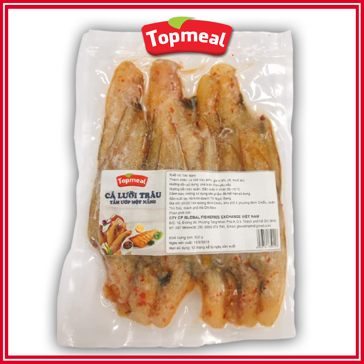 HCM - Cá lưỡi trâu tẩm ướp 1 nắng - Thích hợp với các món nướng, chiên, rim -
