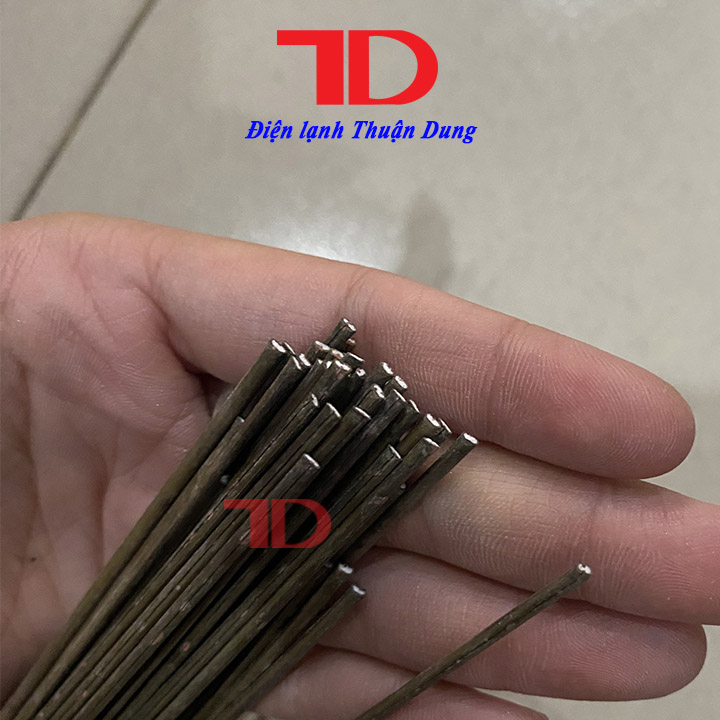 Que hàn dẹt, dài 50cm, dày 1.9mm hàn nhôm với đồng, đồng với đồng, không cần hàn the, Điện lạnh Thuận Dung