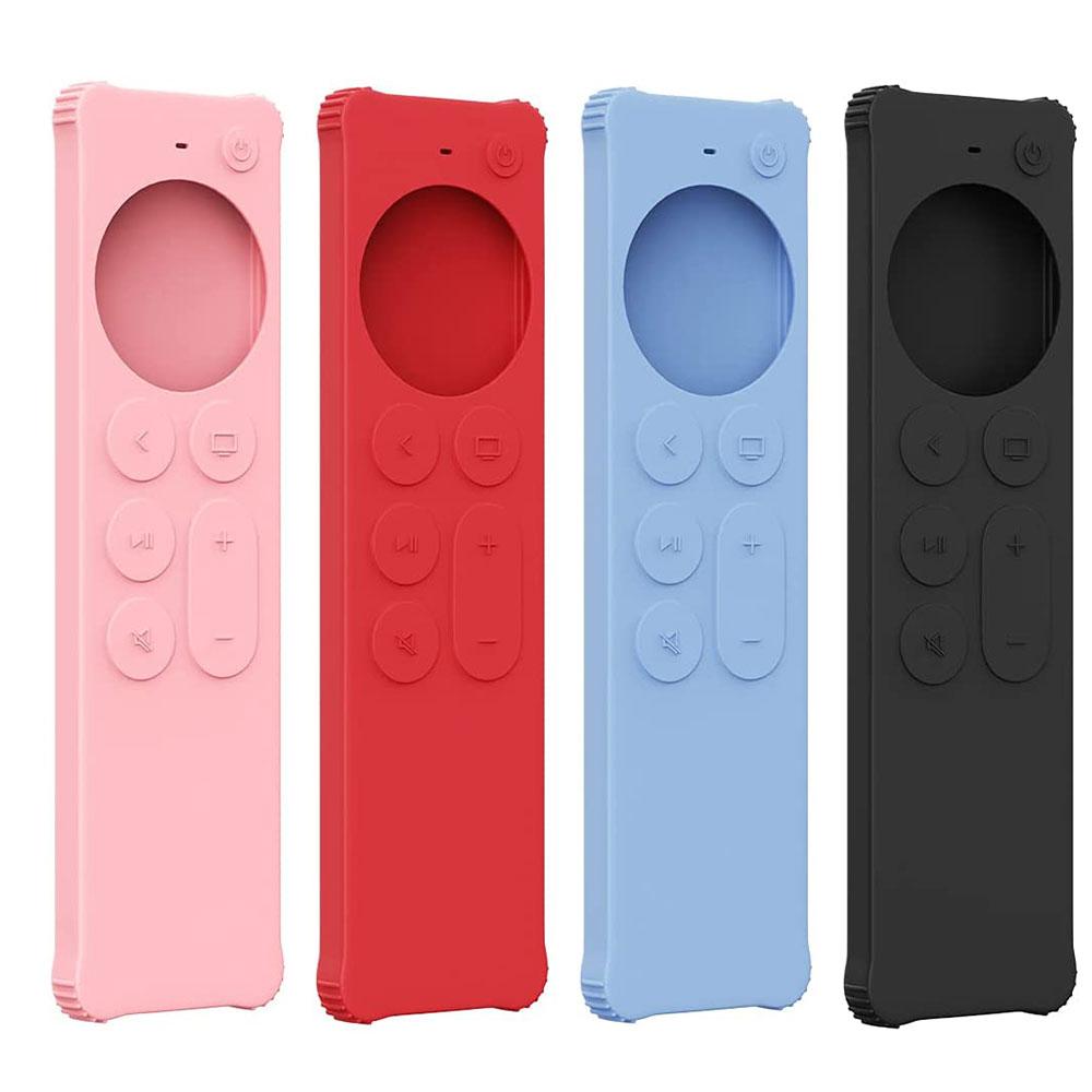 Vỏ Bảo Vệ Điều Khiển Từ Xa Bằng Silicon Cho Apple TV 4K Siri Remote 2021 Vỏ Mềm Chống Sốc Chống Trượt Vỏ Bảo Vệ Điều Khiển Từ Xa