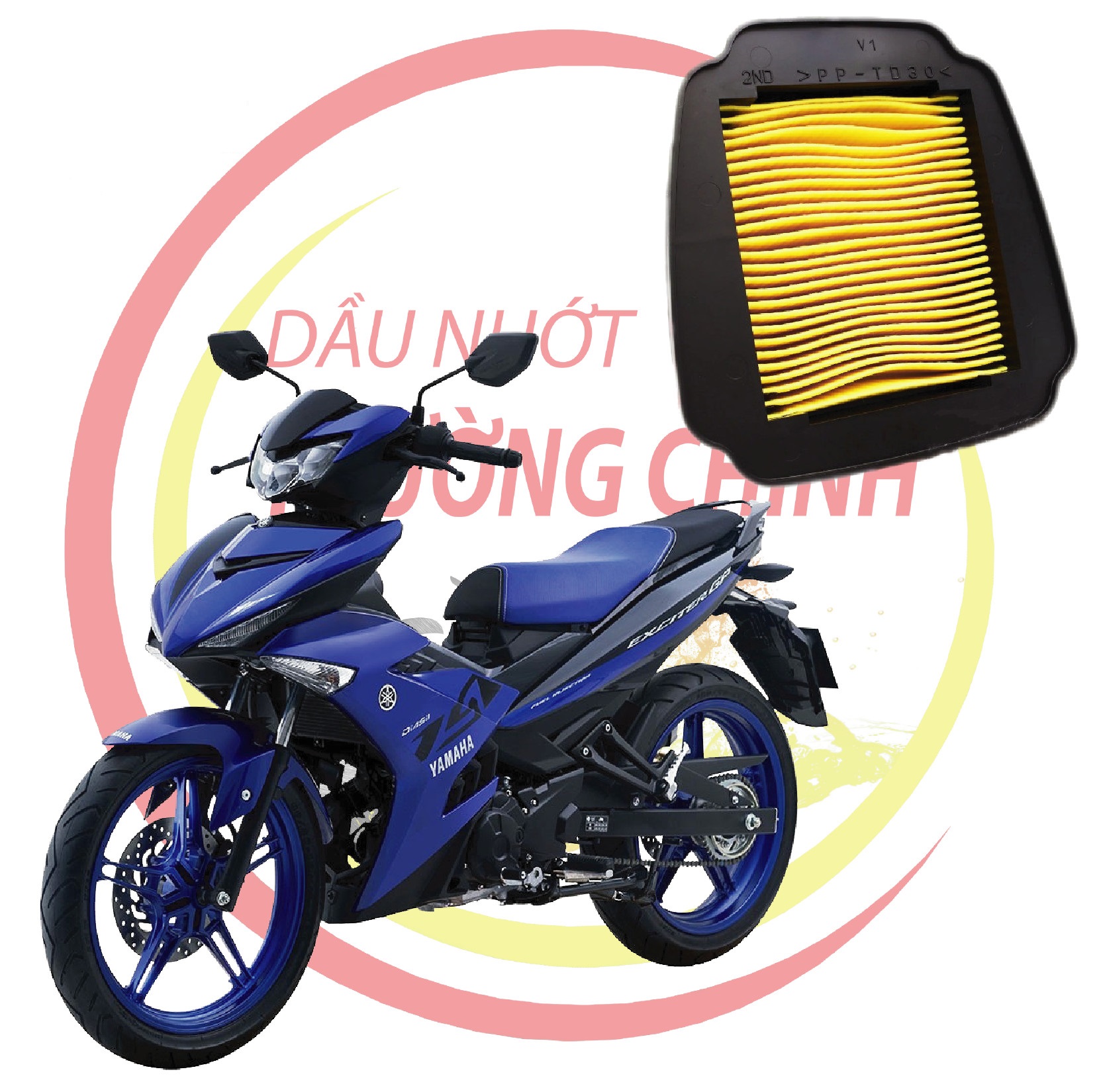 Lọc gió  dành cho xe Exciter 150 Yamaha