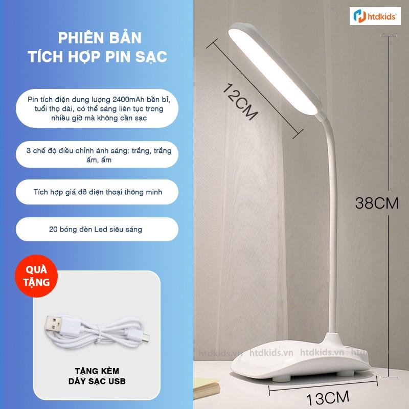 Đèn học chống cận đa năng tích hợp Pin sạc dung lượng lớn