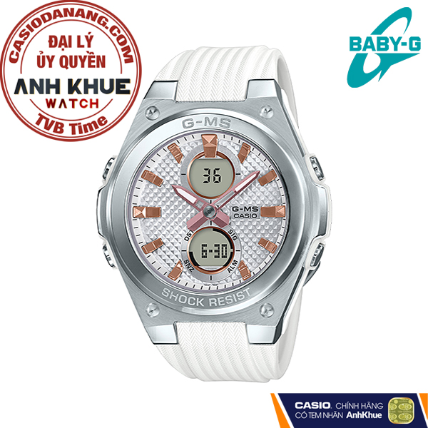 Đồng hồ nữ dây nhựa Casio Baby-G chính hãng MSG-C100-7ADR