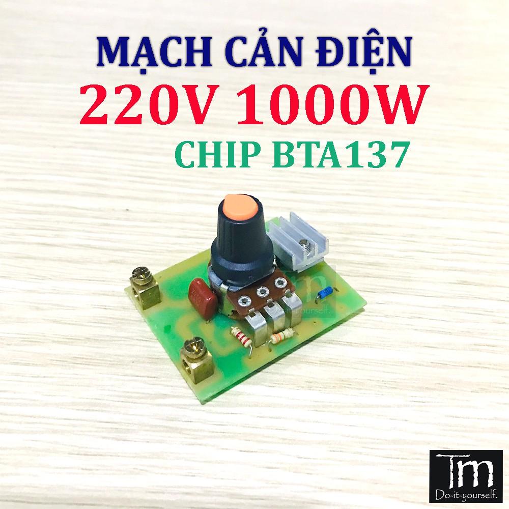 Mạch Cản Điện Dimmer 1000W BTA137