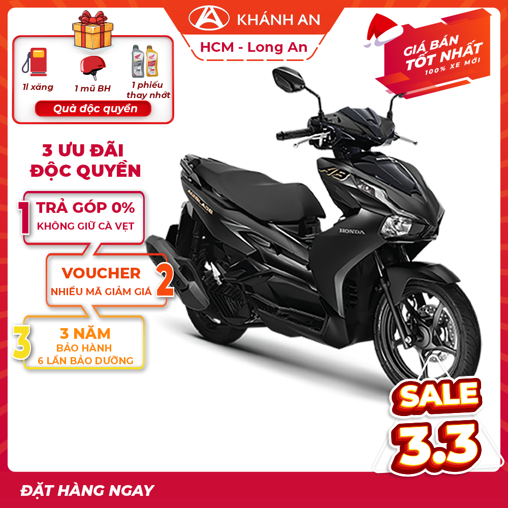 Xe Máy Honda Air Blade (2023) 125cc Phiên Bản Đặc Biệt - Đen Vàng