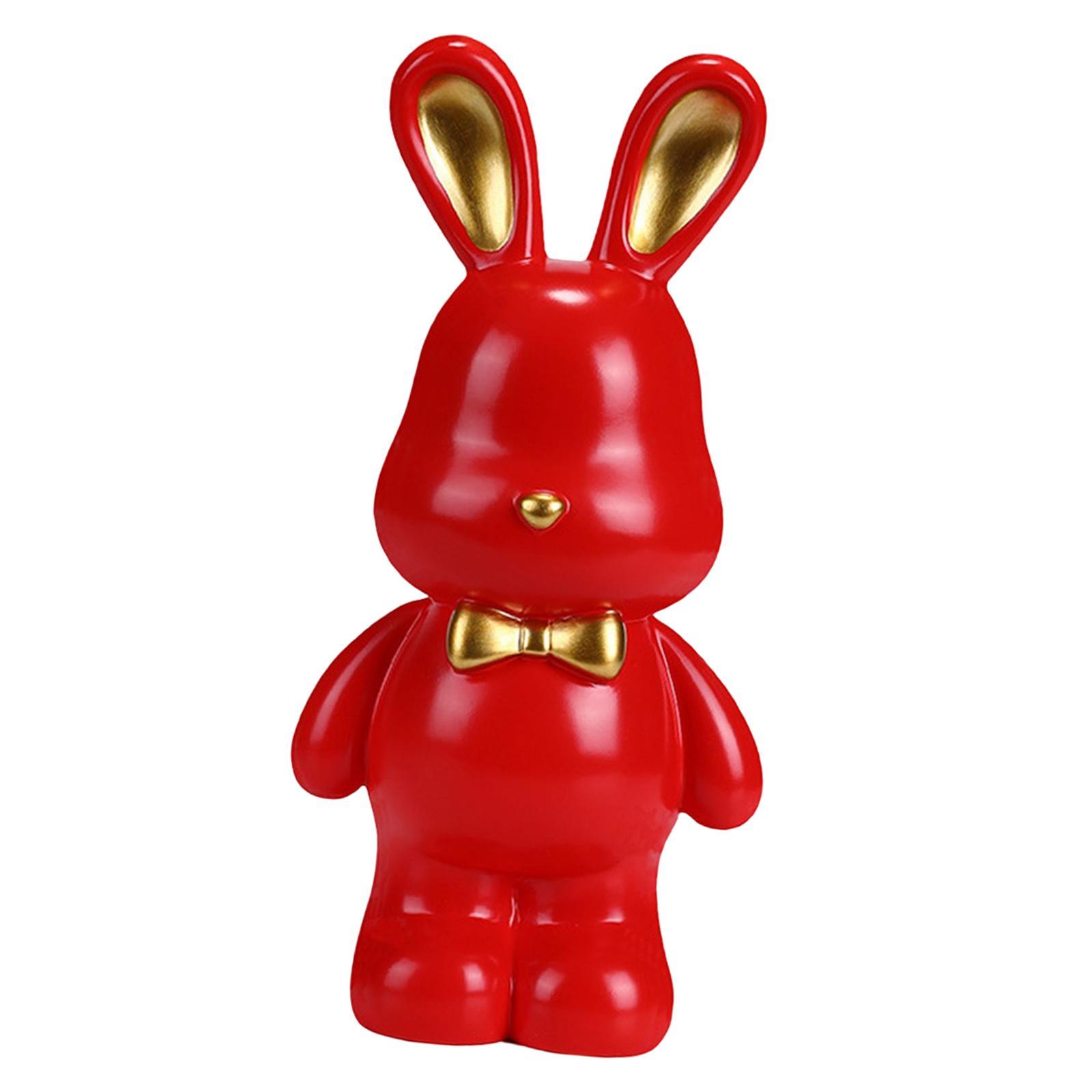 Money Box Animal Bunny Figurines Rabbit Piggy Bank for Adults and Kids