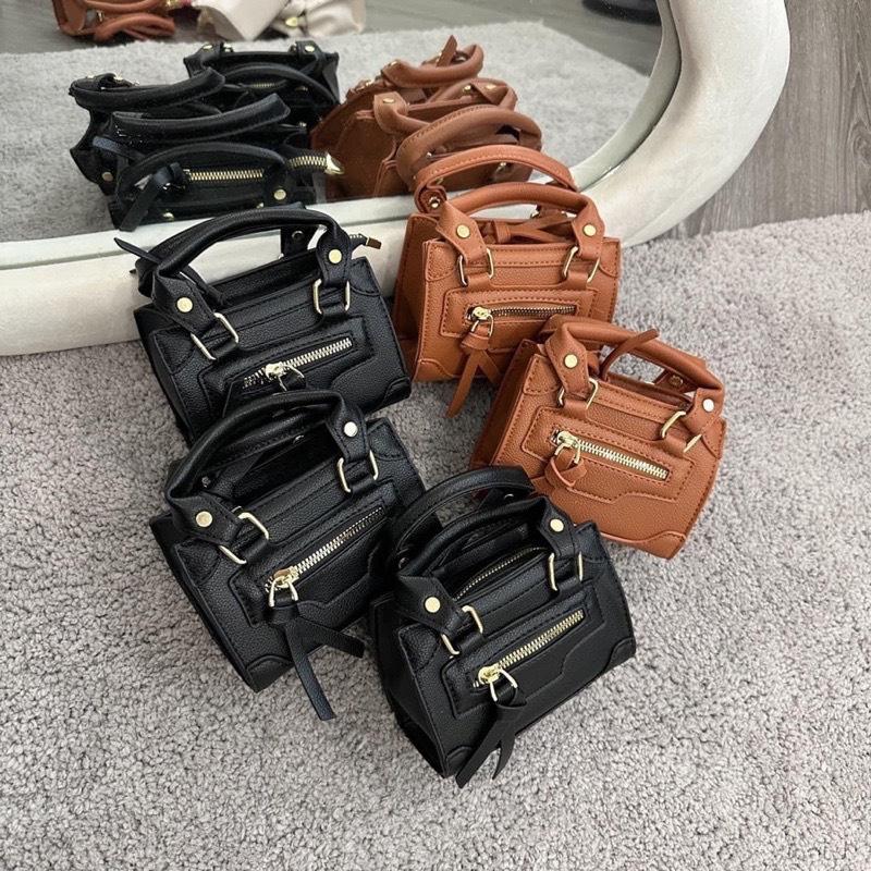 Túi balen mini nữ đeo chéo size 14 cho mẹ và bé đẹp giá rẻ thời trang hàn quốc siêu xinh DC501