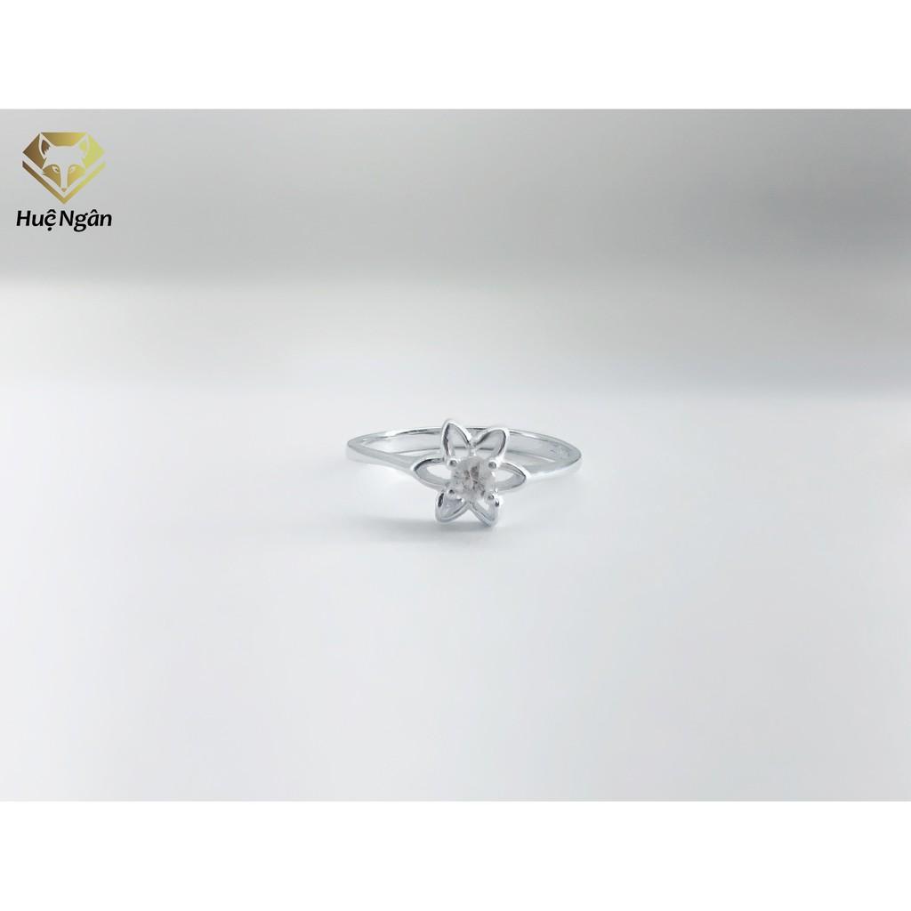 Nhẫn bạc Ý 925 Huệ Ngân - Bông Hoa Xinh Xắn TJ028