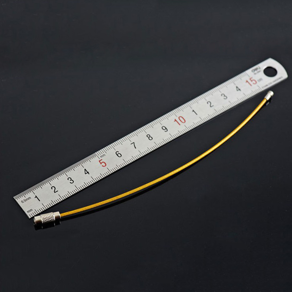 10 Dây Móc Khóa Thép Không Gỉ Nhiều Màu Sắc Làm Vòng Khóa Để Đi Bộ Đường Dài